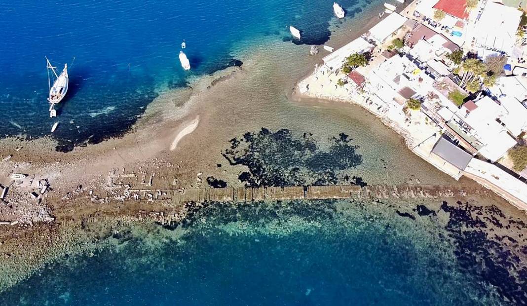 O kentte deniz suyu çekilince 3 bin 500 yıllık tarih ortaya çıktı! Bölgede tarih turizmini hareketlendirebilir 3